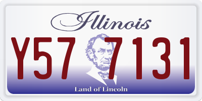 IL license plate Y577131