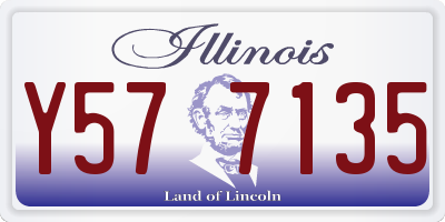 IL license plate Y577135