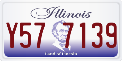 IL license plate Y577139