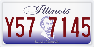 IL license plate Y577145