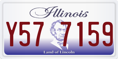 IL license plate Y577159