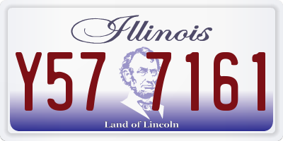IL license plate Y577161