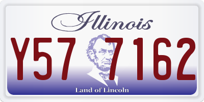 IL license plate Y577162