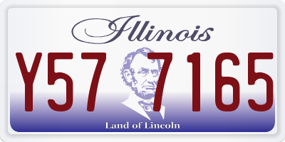 IL license plate Y577165