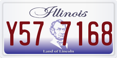 IL license plate Y577168
