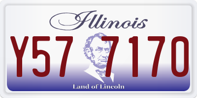 IL license plate Y577170