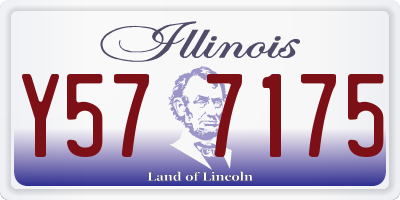 IL license plate Y577175