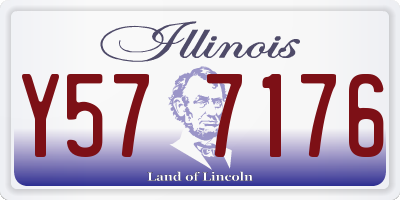 IL license plate Y577176