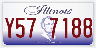IL license plate Y577188