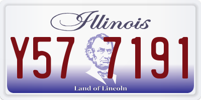 IL license plate Y577191