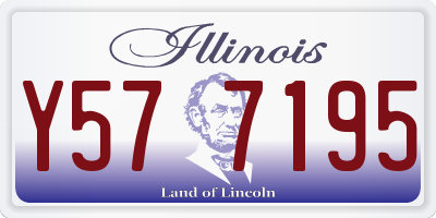 IL license plate Y577195
