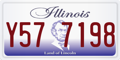 IL license plate Y577198