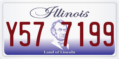 IL license plate Y577199