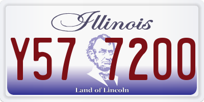 IL license plate Y577200