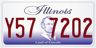 IL license plate Y577202