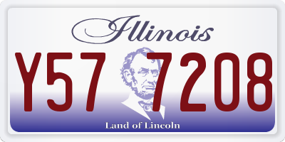 IL license plate Y577208