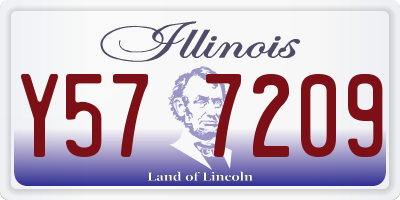 IL license plate Y577209