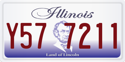 IL license plate Y577211