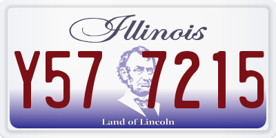 IL license plate Y577215