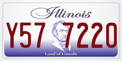 IL license plate Y577220