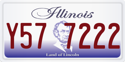 IL license plate Y577222