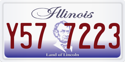 IL license plate Y577223