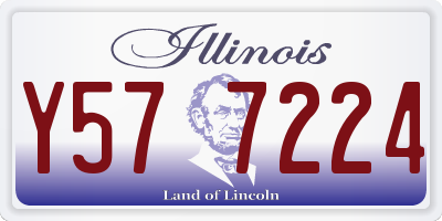 IL license plate Y577224