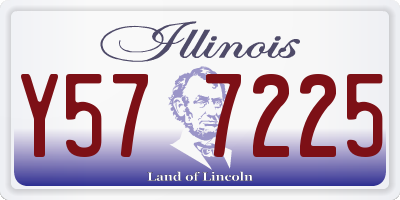 IL license plate Y577225