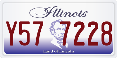 IL license plate Y577228