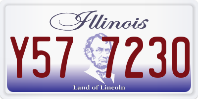 IL license plate Y577230