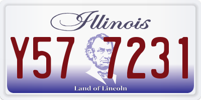 IL license plate Y577231