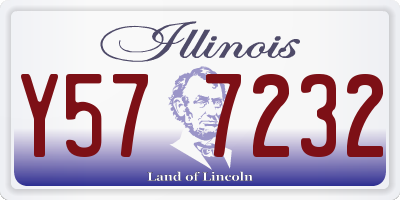 IL license plate Y577232