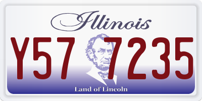 IL license plate Y577235