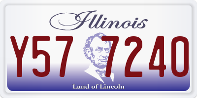 IL license plate Y577240