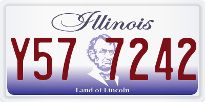 IL license plate Y577242