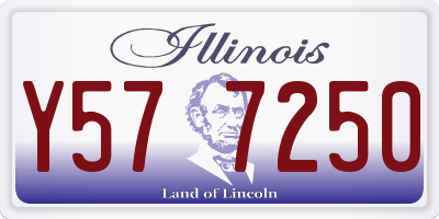 IL license plate Y577250