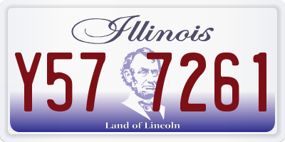 IL license plate Y577261
