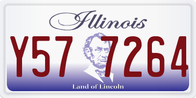 IL license plate Y577264