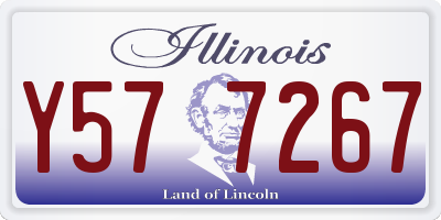 IL license plate Y577267
