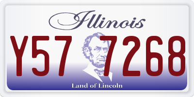 IL license plate Y577268