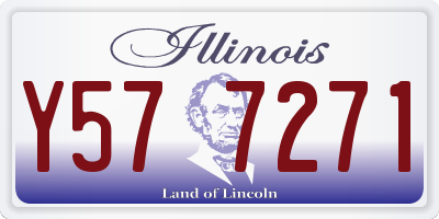 IL license plate Y577271
