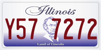 IL license plate Y577272