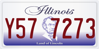 IL license plate Y577273