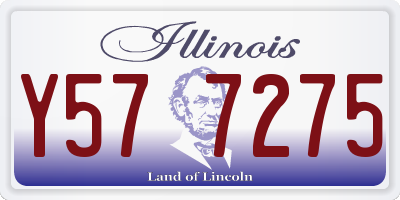 IL license plate Y577275