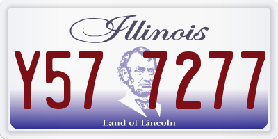 IL license plate Y577277