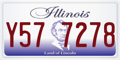 IL license plate Y577278