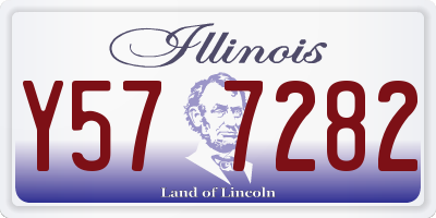 IL license plate Y577282