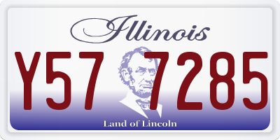 IL license plate Y577285