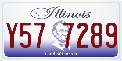 IL license plate Y577289