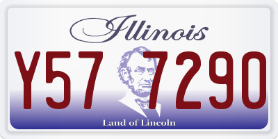 IL license plate Y577290